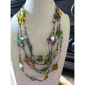 Give-Strand Glass Bead Necklace —18"